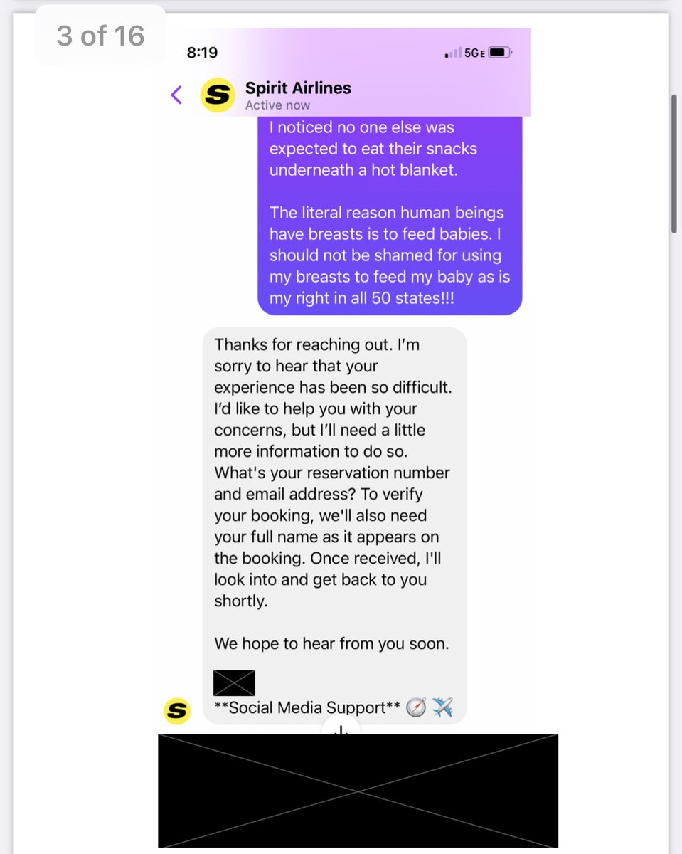 AMarm80788549's tweet photo. . @SpiritAirlines does not support breastfeeding part 1/many

As I type this, I literally cannot believe that I am sitting here in 2022, having had such a horrifically bad experience breastfeeding in public.

#breastfeeding #FLIGHT #spirit #breastfeedingmama #babies #Airlines https://t.co/Auh7Hv45Ke
