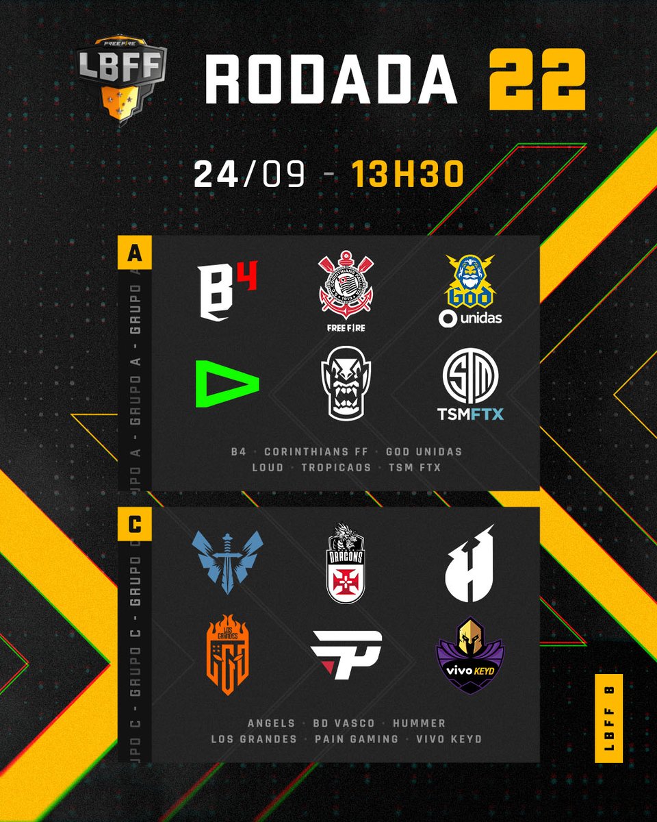 Hoje é dia de preparar aquele almoção para acompanhar um Frifas de alto nível! 
Mais uma rodada de #LBFF, tropa! Hoje o show é por conta dos Grupos A e C. 😘

🔴 youtu.be/iiHS_cJ_S-Y
⚫ tiktok.com/@ffesportsbr
🔵 <a href="/RedeTV/">RedeTV!</a>