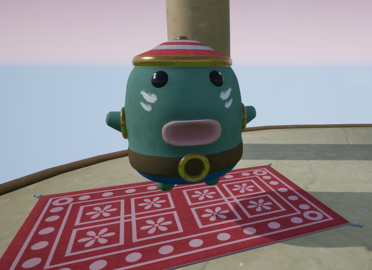 Working on new sky dweller NPCs, the new ones are bigger and thicker :D Have a nice weekend all!
#gamedev #indiegames #solodev #3dplatformer #collectathon #ue4