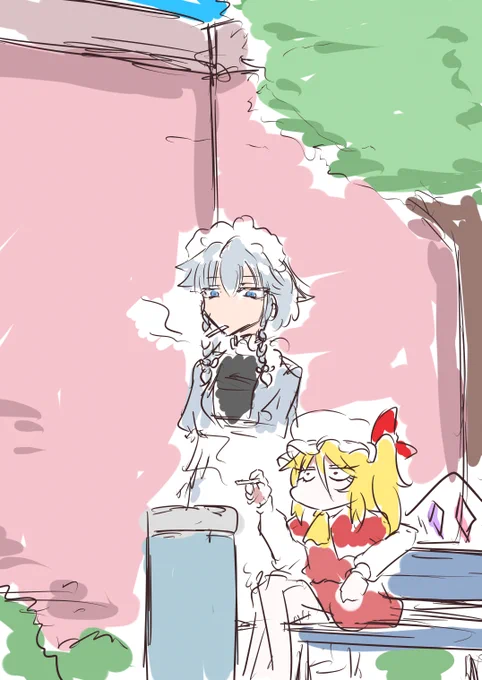 僕も自分で描いた過去フランちゃんでお祝いしよう、フランちゃんおめでとうでもなぜだろう、他の方が描かれたフランちゃんとなんかこう…同じキャラの気がしない… 