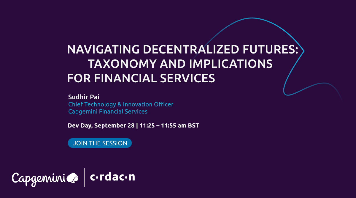 Join us at #CordaCon2022 - Our CTIO <a href="/sudhirpai2/">sudhir pai</a> will host a hands-on session on the key evolving  concepts in the decentralized world. bit.ly/3QN3enL #crypto #NFT #blockchain