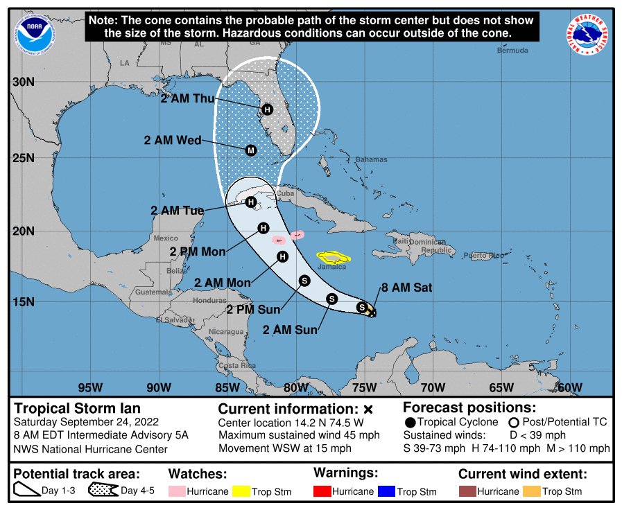 WJHGTV on Twitter "Track adjusted west overnight slightly bc of a