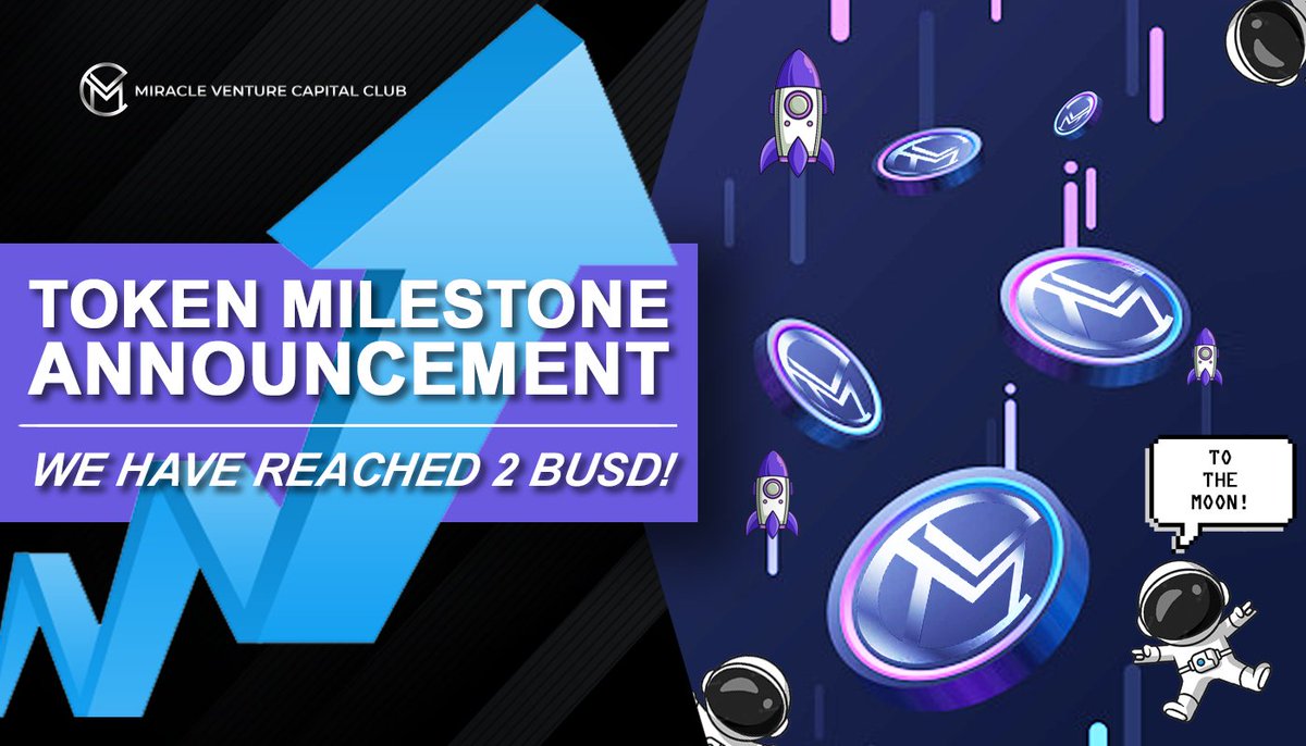 MVCCBSC's tweet photo. Hold on to your tokens, we are excited to announce that we have reached the $2.00 BUSD milestone!

👨‍🚀$MVCC on the way to the moon, baby!🚀

#MVCCBSC #token #milestone #tothemoon https://t.co/29vGwt6D6o