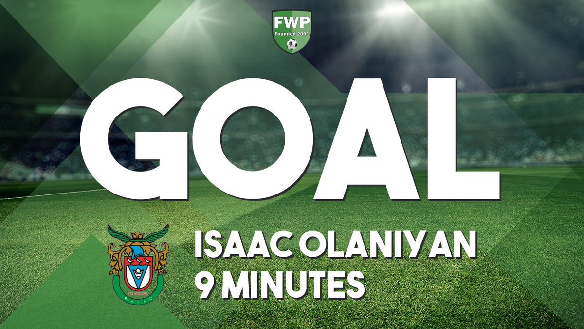 GOAL: BOGNOR REGIS TOWN 1-0 Wingate &amp; Finchley - Isaac Olaniyan (9') #IsthmianLeague
