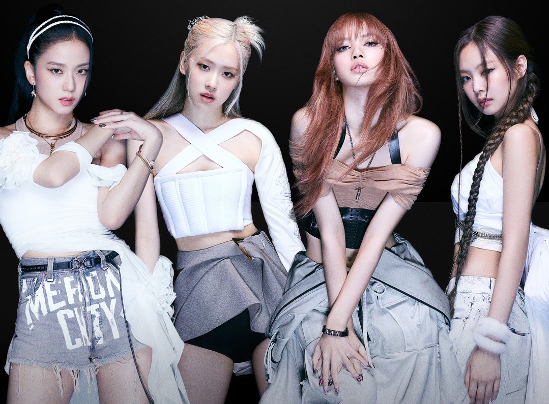 BLACKPINKGLOBAL's tweet photo. Longest charting 2022 released songs by a K-pop act on Spotify Global Top 10:

#1 @BLACKPINK, #PinkVenom — 35 days 
#2 Left &amp; Right — 21 days
#3 #BLACKPINK, #ShutDown — 8 *
#4 Yet To Come — 7 days

*still counting https://t.co/nA2kTLeCCa
