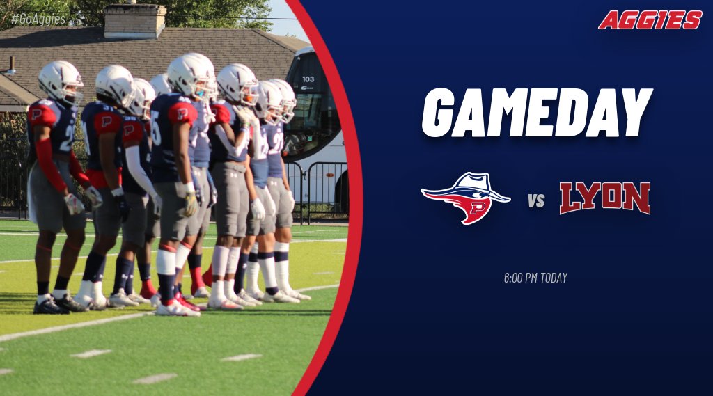 OPSUAthletics's tweet photo. Aggies🏈will be on the road today as they face Lyon College(Ark). 
📍: Batesville, AR
⏰: 6:00 PM
📽️:https://t.co/7hStdfwxgE https://t.co/AE4gb2jRVW
