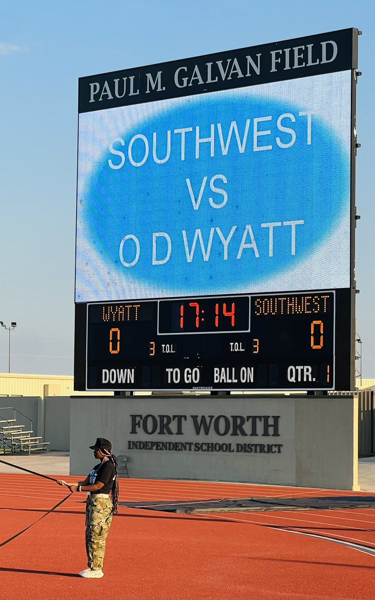 Wyatt's defense holds strong 💪 to Homecoming!!! <a href="/OdwyattFB/">ODWyatt_FB</a> <a href="/FWISDAthletics/">FWISD Athletics</a> <a href="/ODWyattFWISD/">Oscar Dean Wyatt</a> <a href="/WyattHSBB/">Fort Worth OD Wyatt Basketball</a> <a href="/wyatt_cte/">O. D. Wyatt CTE</a> <a href="/ladychapsbb/">Lady Chaps</a>