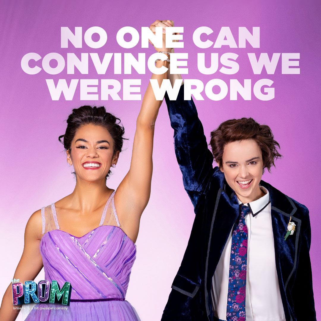 "I just wanna dance with you - let the whole world melt away and dance with you! Who cares what other people say... and when we're through, no one can convince us we were wrong." #ThePromMusical