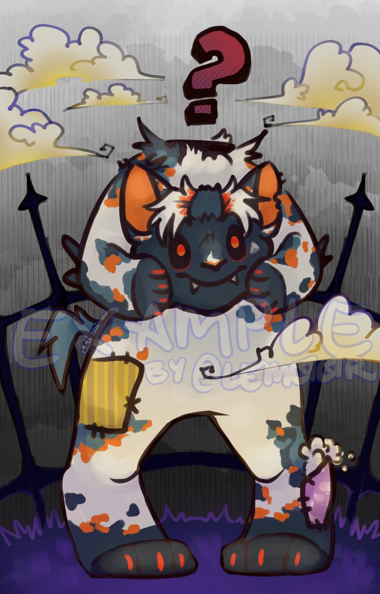 AnotherAdoptAcc's tweet photo. HALLOWEEN YCH 
by Lem00r

for 20$, 
this halloween ych could have your character in it! 
(pay/pal only)

#furryartwork #furry #furryfandom https://t.co/UsWcjU5mNh