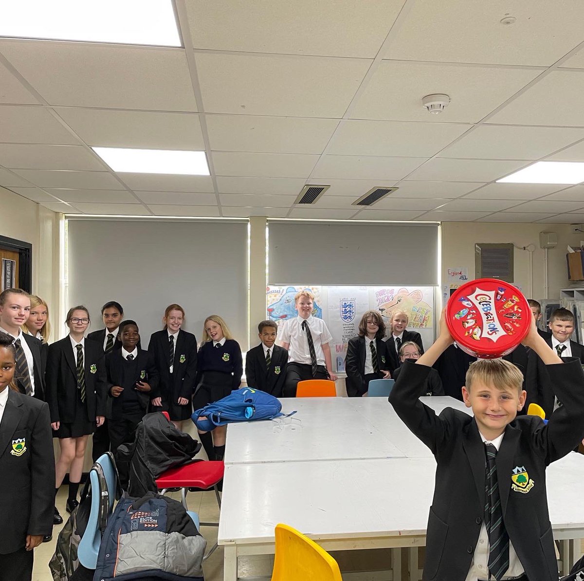 Remember this?! 🏴󠁧󠁢󠁥󠁮󠁧󠁿🏆 

Our Year 7’s do and have been busy making this beautiful display for their tutor room. What a fantastic way to celebrate England winning the UEFA Women’s Euro 2022 ♥️🤍

Well done to 7SD for winning the tutor competition!