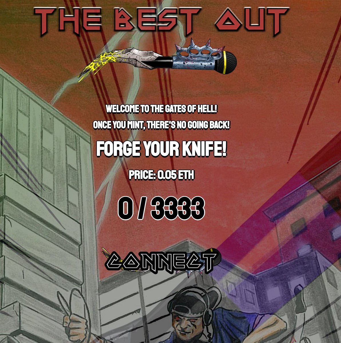 The Best Out NFT - KNIVES Mint tweet media