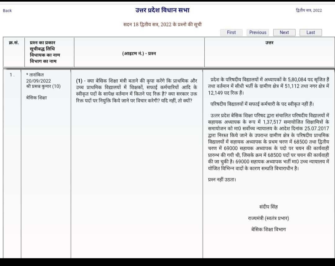 VipinRathaur's tweet photo. अब तो आपने स्वीकार भी कर लिया कि #शिक्षकों की कमी है। फिर क्या 2024 का इंतजार हो रहा ? https://t.co/gjOdQekr9Z