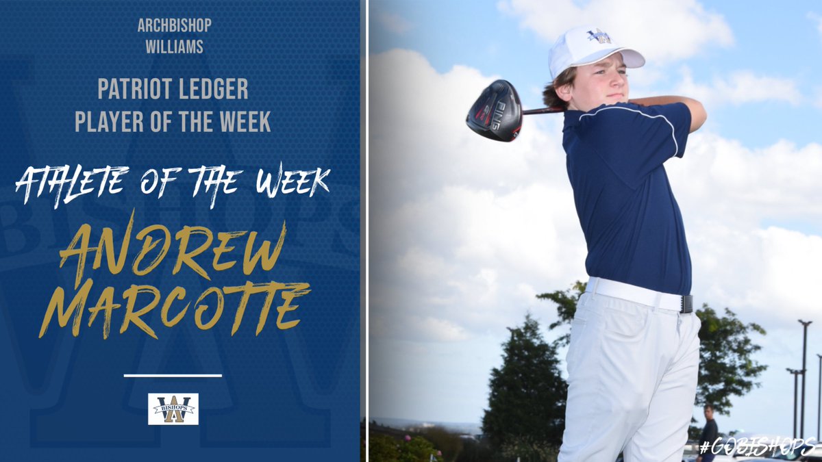 goAWathletics's tweet photo. 📣 Congrats to Andrew Marcotte for being named @sports_ledger Player of the week! #gobishops #rollbills https://t.co/L4rwNnscxw