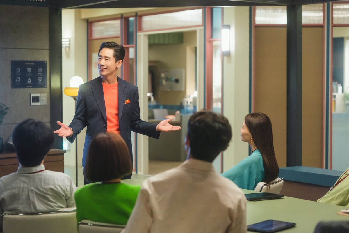 k_dramaindo_'s tweet photo. Coupang Play #Unicorn still cuts: #ShinHaKyun #WonJinAh #KimYoungAh #BaeYooRam #BaeYoonKyung #KimWook #LeeJongOk https://t.co/dvFqCfMtlz
