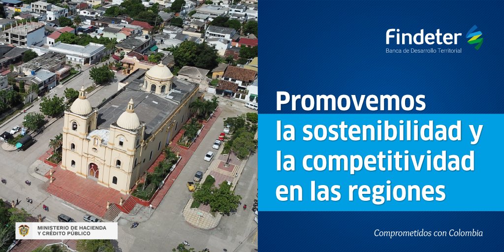 A través del programa Ciudades Sostenibles de #Findeter impulsamos el desarrollo de las ciudades intermedias del país, a partir de cuatro dimensiones: urbana, ambiental, socioeconómica y fiscal y gobernanza. bit.ly/3BVAPYB