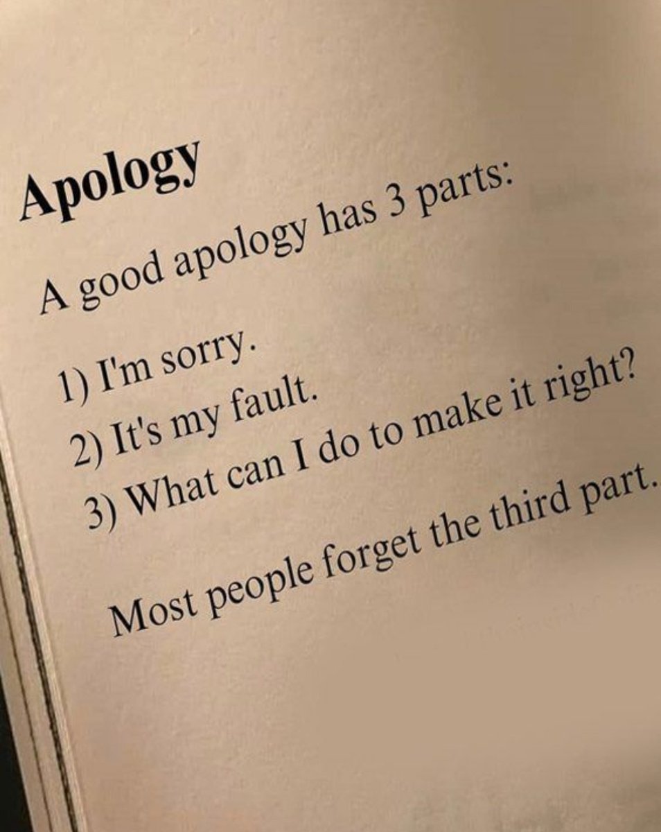 GroupBlight's tweet photo. A good apology: https://t.co/adLb48yB0i