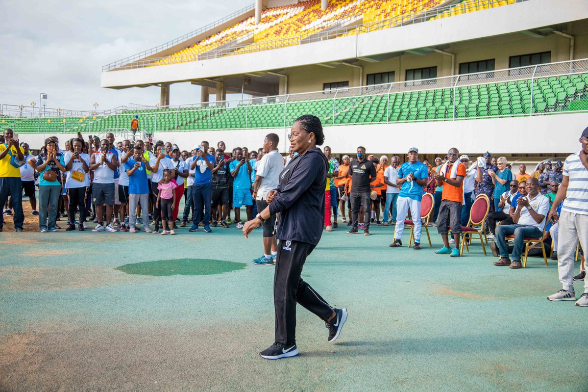 DogbeVictoire's tweet photo. Nous avons lancé aujourd’hui les journées nationales du sport sur toute l’étendue du territoire, une initiative visant la création d’un cadre et des conditions de vie saine pour nos populations, conformément à la vision du PR @FEGnassingbe . https://t.co/cZiyA6McfT