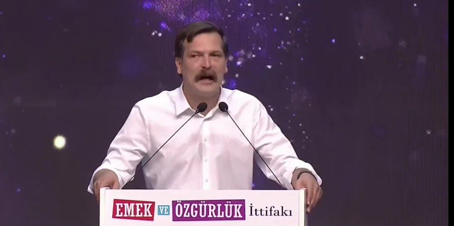 CizgiSol's tweet photo. Türkiye İşçi Partisi adına Genel Başkan Erkan Baş konuşma yapıyor! https://t.co/bQfB2vXkcF