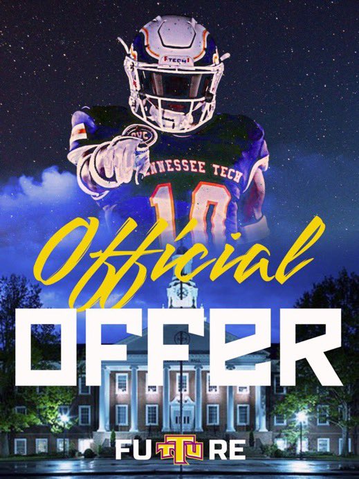 Blessed to receive a(n) offer from Tennessee Tech University !! @TTU_CoachA <a href="/murph918/">Louis Murphy Jr</a> @Labronn500 #TrustTheProcess