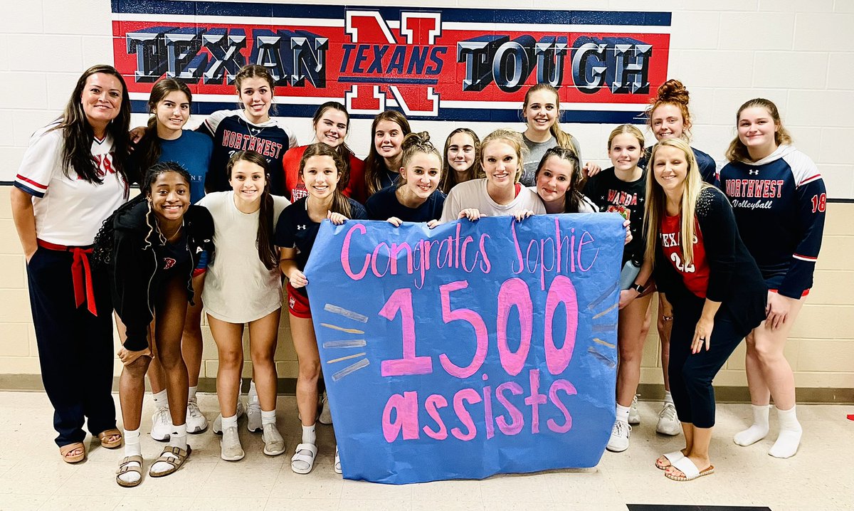 BigDMedia (@bigdmedia19) on Twitter photo Congrats to <a href="/sophieechambers/">sophie chambers</a> w/ <a href="/TxnVB/">Northwest Volleyball</a> for reaching 1,500 assists; the team celebrated last night. <a href="/TxnVB/">Northwest Volleyball</a> Coach #JenniferChandler said Sophie could have 3k assists “but her talents are needed all around the court!” Plus, the team has <a href="/cassharg/">cassidy hargesheimer</a> a great setter. <a href="/Gosset41/">Brian Gosset</a> <a href="/KMACChuck/">KMACChuck</a> Congrats to <a href="/sophieechambers/">sophie chambers</a> w/ <a href="/TxnVB/">Northwest Volleyball</a> for reaching 1,500 assists; the team celebrated last night. <a href="/TxnVB/">Northwest Volleyball</a> Coach #JenniferChandler said Sophie could have 3k assists “but her talents are needed all around the court!” Plus, the team has <a href="/cassharg/">cassidy hargesheimer</a> a great setter. <a href="/Gosset41/">Brian Gosset</a> <a href="/KMACChuck/">KMACChuck</a>