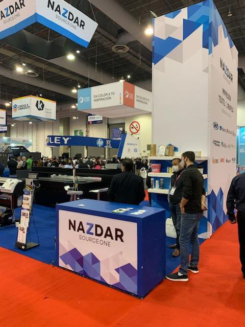 NazdarSourceOne's tweet photo. It’s the final day here at @FESPAMexico! We are showcasing the @mrcompanies Copperhead Rival, @RolandDGA LEC2-640, &amp; IU-1000f. Stop by booth #P20 and say hi 👋 to our team!

#FESPA #FESPA2022 #MRBlueCrew #Roland #LEC2 #IU1000f #Flatbed #Screenprinting #PrintShop #PrintIndustry https://t.co/G0TAchgKbq