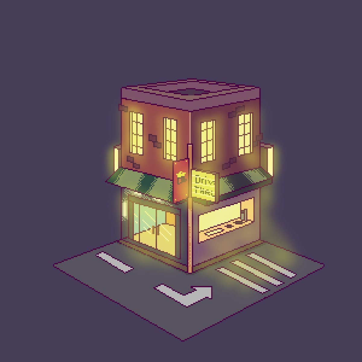 pexbitgalary's tweet photo. The Night art10.Potato foodstop

#pixelart  #pixel #nftart #NFTCommunity #Art https://t.co/w46WA4Sx2a