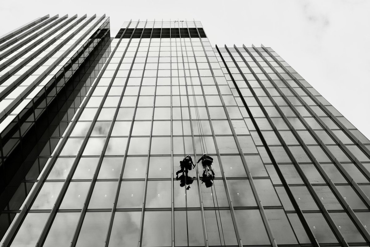 Window cleaners. #Birmingham #bnwphotography