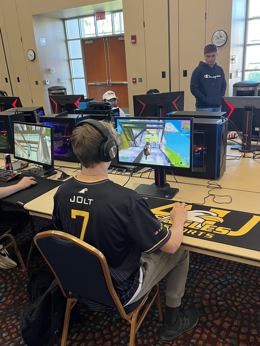 AshlandEsports's tweet photo. We have our Fortnite team out at the @ZipsEsports Scholastic Showdown! 

They have 8 matches to play today with the 6 best games counting towards their final placement. 

Best of luck to @WheelerRiver @HH1tz @j0ltFN @BrandonSmith619 @duels_ &amp; Jonathon Mims! https://t.co/ewK84TXTI3