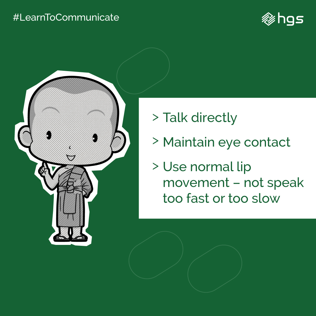 LifeAtHGS's tweet photo. Here is a little guide by our corporate monk to make you #LearnToCommunicate properly with people having hearing and speech impairments! Let’s make a difference!
Join us at https://t.co/vfDfp5KjZ3
#InternationalDayOfSignLanguages #AskTheCorporateMonk #DiversityAndInclusion https://t.co/8H3aGP1yhF