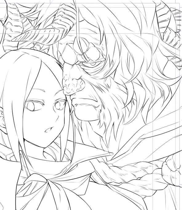 褪せピーの彼氏めっちゃ怖いみたいな絵面 
