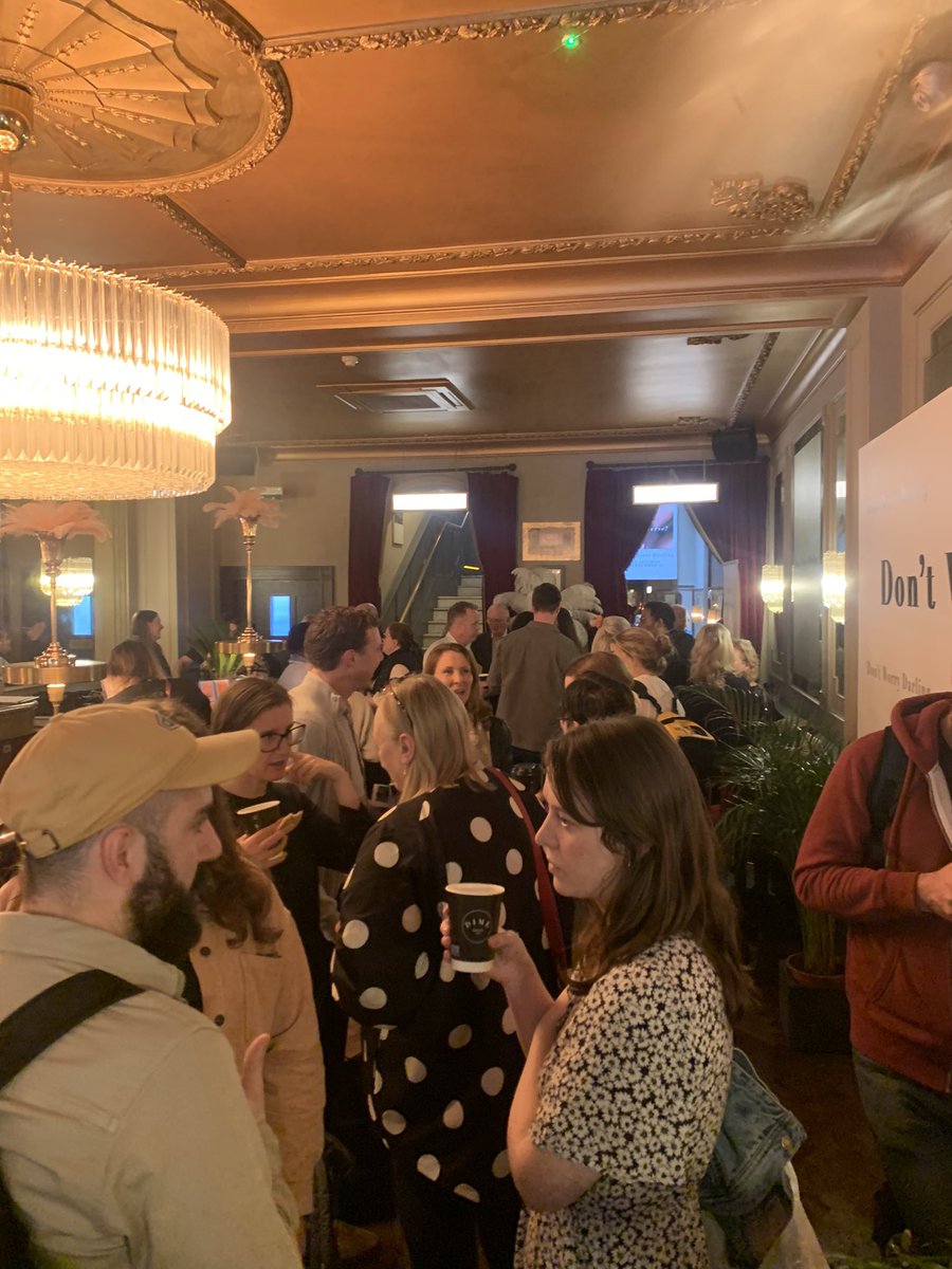 drfionalanigan's tweet photo. Busy few days for #WorldCancerResearchDay merging art & science with the @PrecisionOncIre #POIShowcase & @vincent_devine exhibition on Thursday and this morning’s gorgeous event in @StellaCinemas to see @ScreenScience ‘The People There to Catch Us’. So lovely to see everyone! https://t.co/cTV9YNGJiG