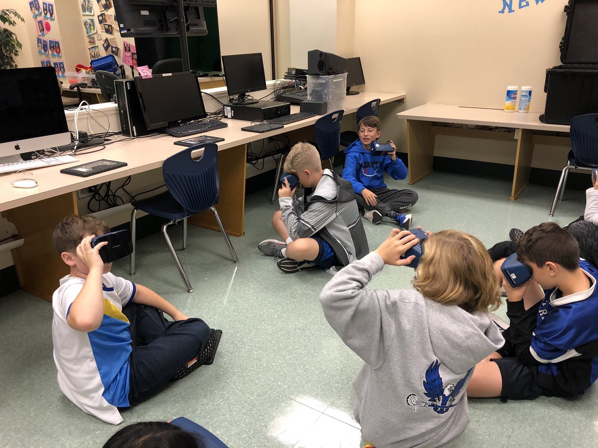 6th graders in Rm 206 had a great Friday! Spirit Walk, VR Goggles and an Augmented Reality activity!