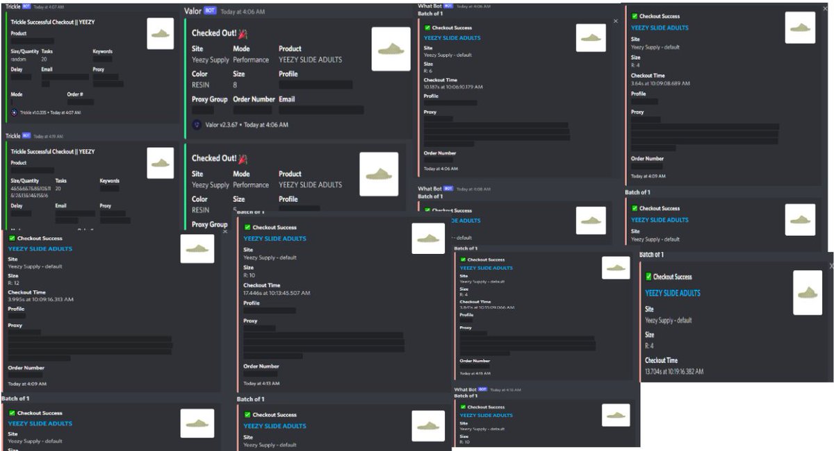 got em..... S/O @notify @Ne0nGroup @10xServers @tricklesuccess @whatbotsuccess @wrathsoftware @ValorAIO @PorterProxies @OculusProxies @VngncProxies