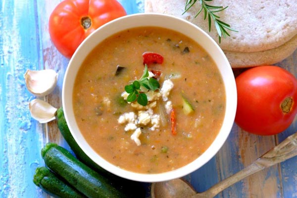 Mediterranean Grilled Vegetable Soup
Makes about 5 cups, serves 6
#food #Soup #foodie