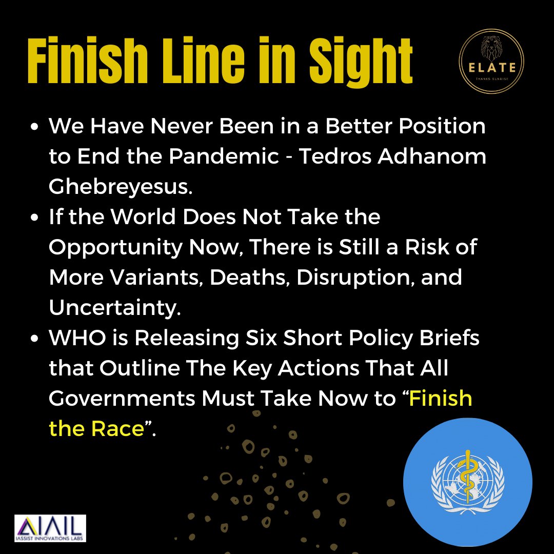 IassistL's tweet photo. End of the COVID-19 is in sight: WHO
#insuranceagent #insurancebroker #coronaviruspandemic #omicron #omicronvariant #covid
#insurance #insuretech #iassistinnovationslabs #ielate #iAssist #crest #ClaimsFTR #Iassistlabs #technology #Claims #CrestInsuretech #healthinsurance https://t.co/bJVKclYIQD
