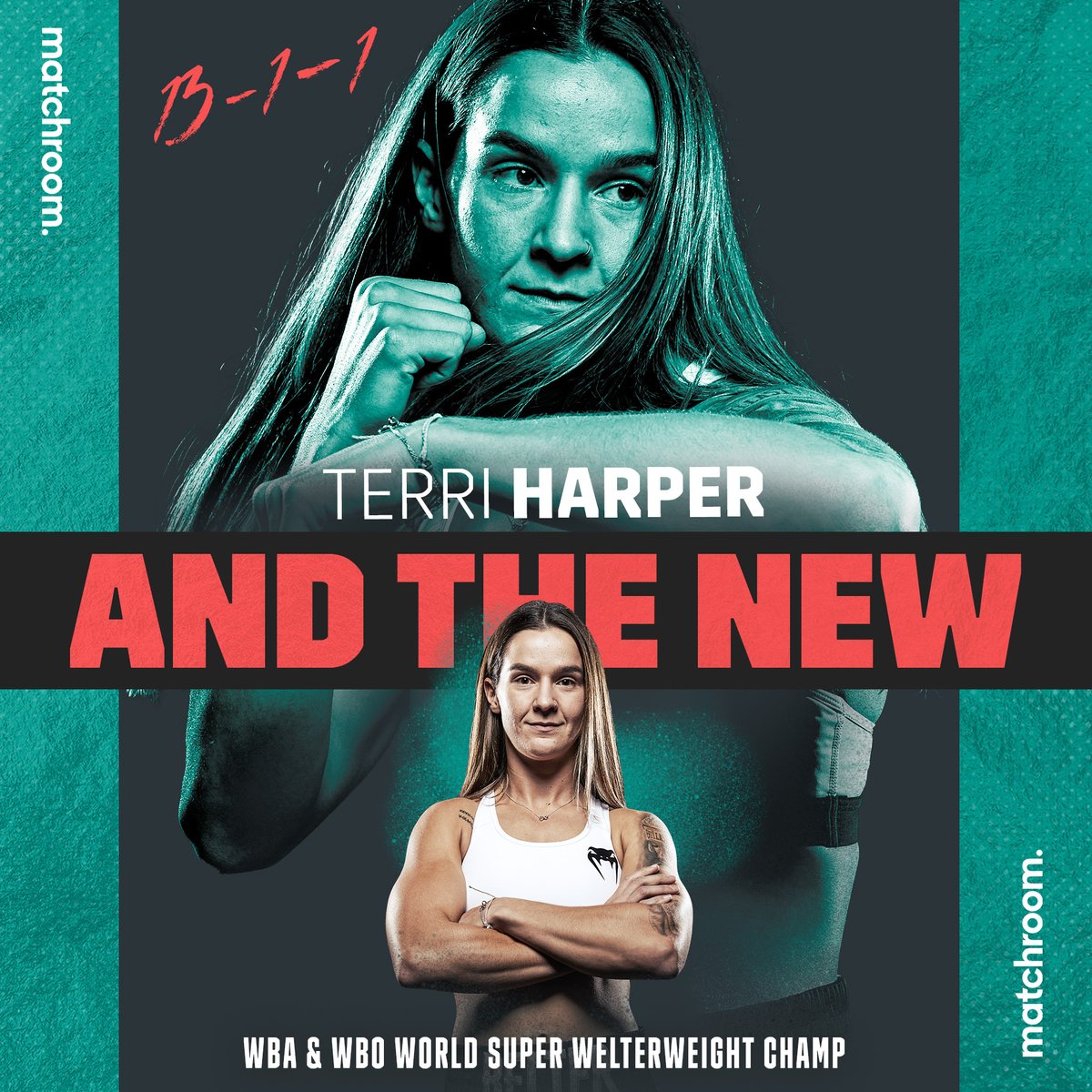 Matchroom Boxing (@matchroomboxing) on Twitter photo 👑👑 Two weight World Champ 💪
<a href="/TerriHarper96/">Terri “Belter” Harper</a> dethrones Rankin 98-92, 98-92, 97-93!
#RankinHarper #HughesGalahad 👑👑 Two weight World Champ 💪
<a href="/TerriHarper96/">Terri “Belter” Harper</a> dethrones Rankin 98-92, 98-92, 97-93!
#RankinHarper #HughesGalahad