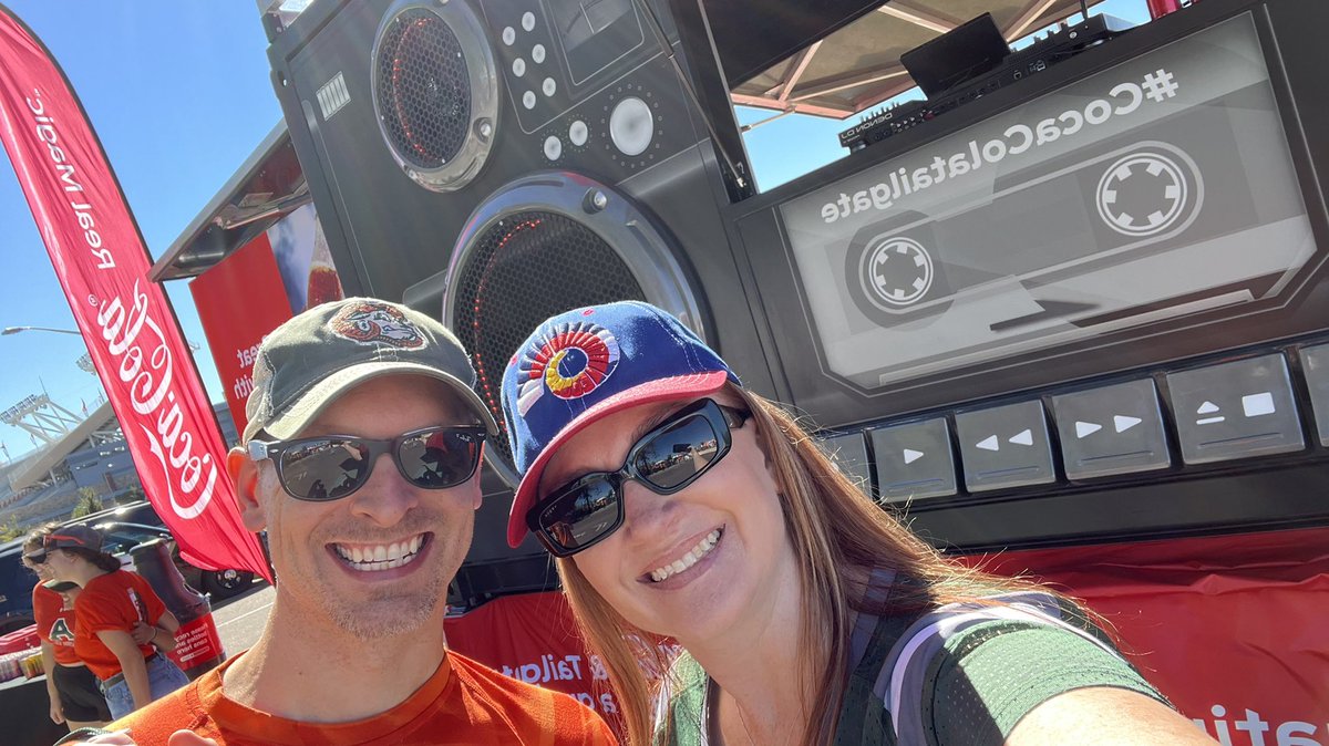 Doing my due diligence supporting social media efforts and <a href="/CocaCola/">Coca-Cola</a> - two of my great loves - with another of my great love (@sethqp). #CocaColaTailgate