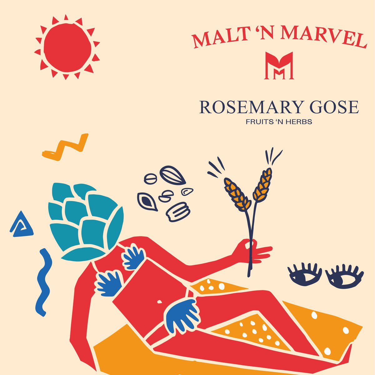 NEW Limited edition MALT 'N MARVEL Rosemary Gose!
#ftelosbrewery #Santorini