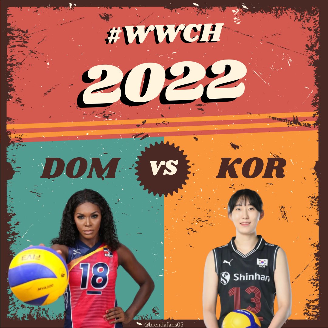 brendafans05's tweet photo. #WWCH2022 🏐
📍Arnhem , Netherlands 🇳🇱
Pool B | 🇩🇴🆚🇰🇷 | 23:30 น.
#LasReinasDelCaribe #ReinasdelCaribe #Volleyball #DOMTeam #วอลเลย์บอลหญิง https://t.co/8iusXL4ikY