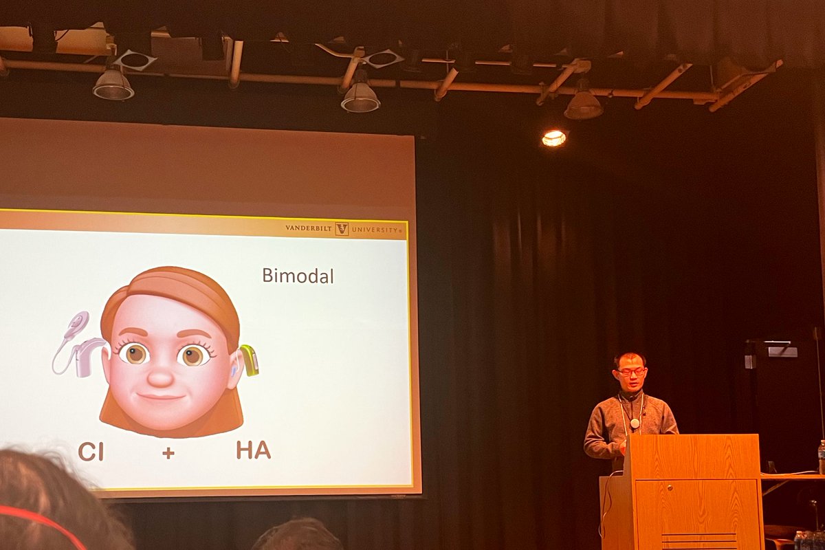 Katelyn Berg (@katelynaberg) on Twitter photo <a href="/YiboFan16/">Yibo Fan</a> set the bar high with his talk discussing the utility of ERPs to evaluate EAS benefit at CRASH 2022! @VBWC_CI_LAB <a href="/rhgifford/">René Gifford</a> @VUMCHearSpeech <a href="/VUHearSpeechPhD/">VUHearingSpeechPhD</a> <a href="/YiboFan16/">Yibo Fan</a> set the bar high with his talk discussing the utility of ERPs to evaluate EAS benefit at CRASH 2022! @VBWC_CI_LAB <a href="/rhgifford/">René Gifford</a> @VUMCHearSpeech <a href="/VUHearSpeechPhD/">VUHearingSpeechPhD</a>