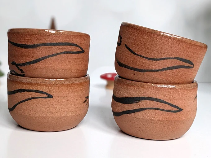 Small otter tumblers  