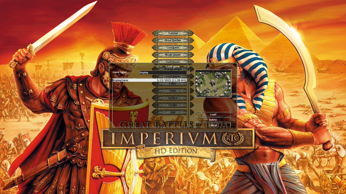 Nuevas mejoras en cuanto al Multijugador/Motor Imperivm RTC 💪
Añadida la opción de poder guardar automáticamente las repeticiones de las partidas multijugador jugadas. 🥳
Estad atentos a nuestro Twitter para más novedades 😉