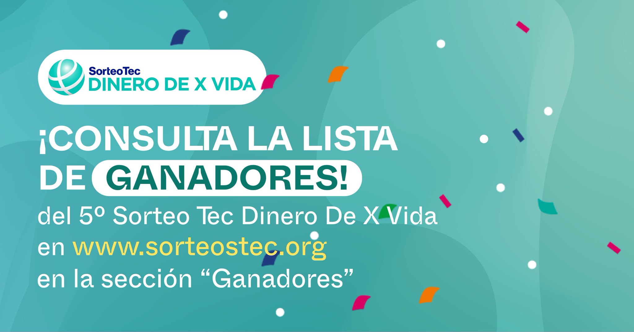 Sorteos Tec on Twitter "Consulta la Lista Oficial de Ganadores del 5º