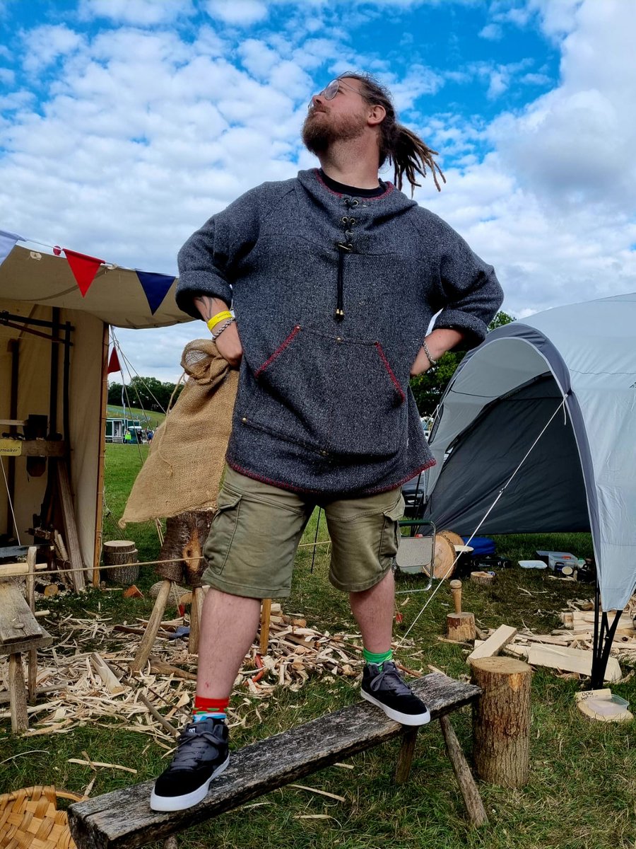 Came 5th in the world championships polelathe turning. Not bad (considering I don't really turn chair legs). Time for a beer!