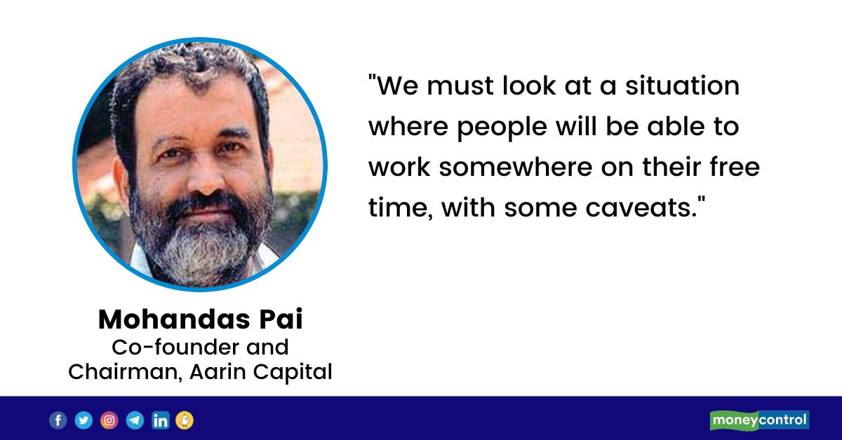 moneycontrolcom's tweet photo. #MCMasterclass | "Time has come for people to look at this subject because many people are now working from home and the gig economy has become much bigger": @TVMohandasPai, Aarin Capital Cofounder on #Moonlighting

Watch at 👇
https://t.co/drIde8GO3K

@chandrarsrikant https://t.co/jTH603xL7J