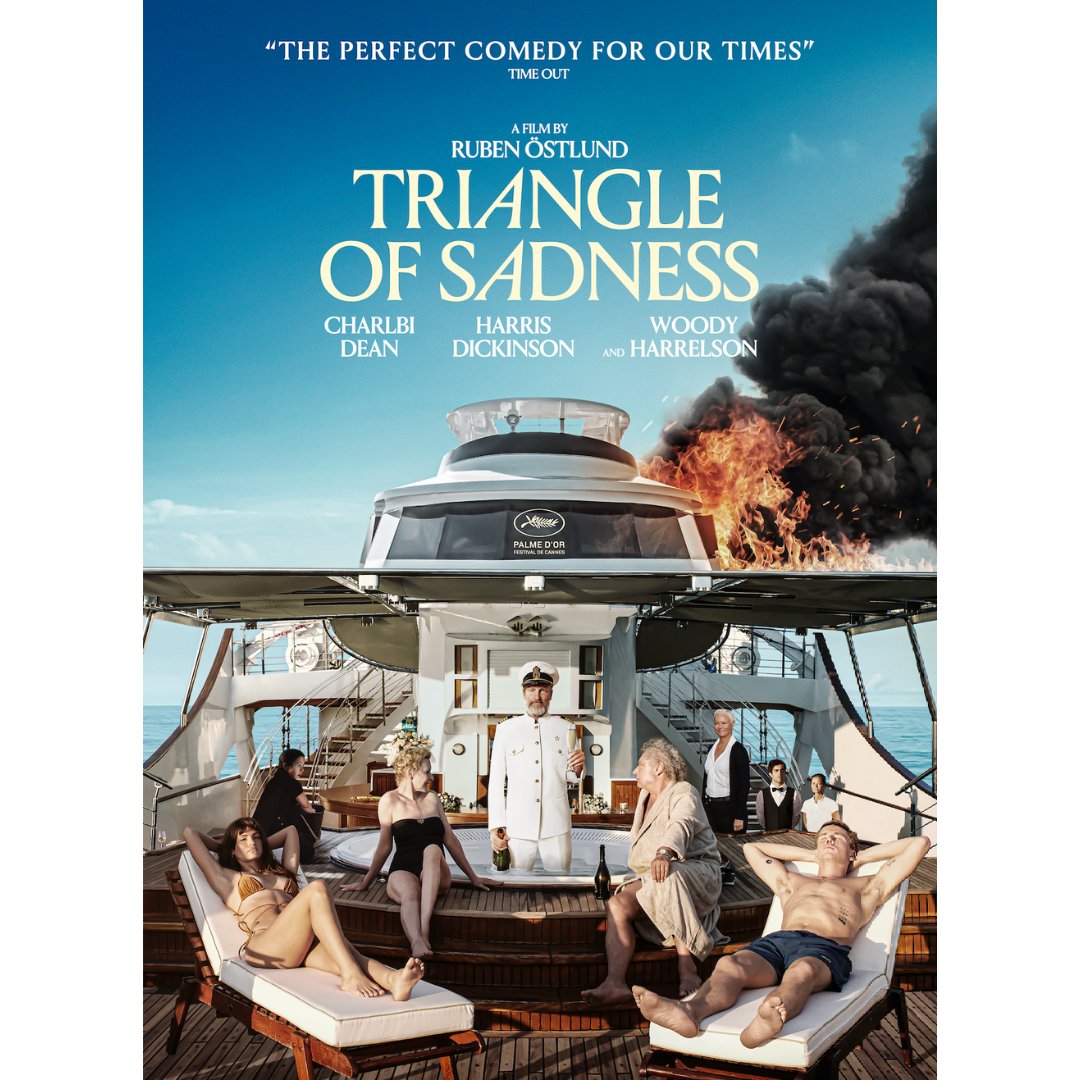 In Ruben Östlund’s wickedly funny Palme d’Or winner, social hierarchy is turned upside down, revealing the tawdry relationship between power and beauty. 

TRIANGLE OF SADNESS comes to Tower Theater Miami October 21!