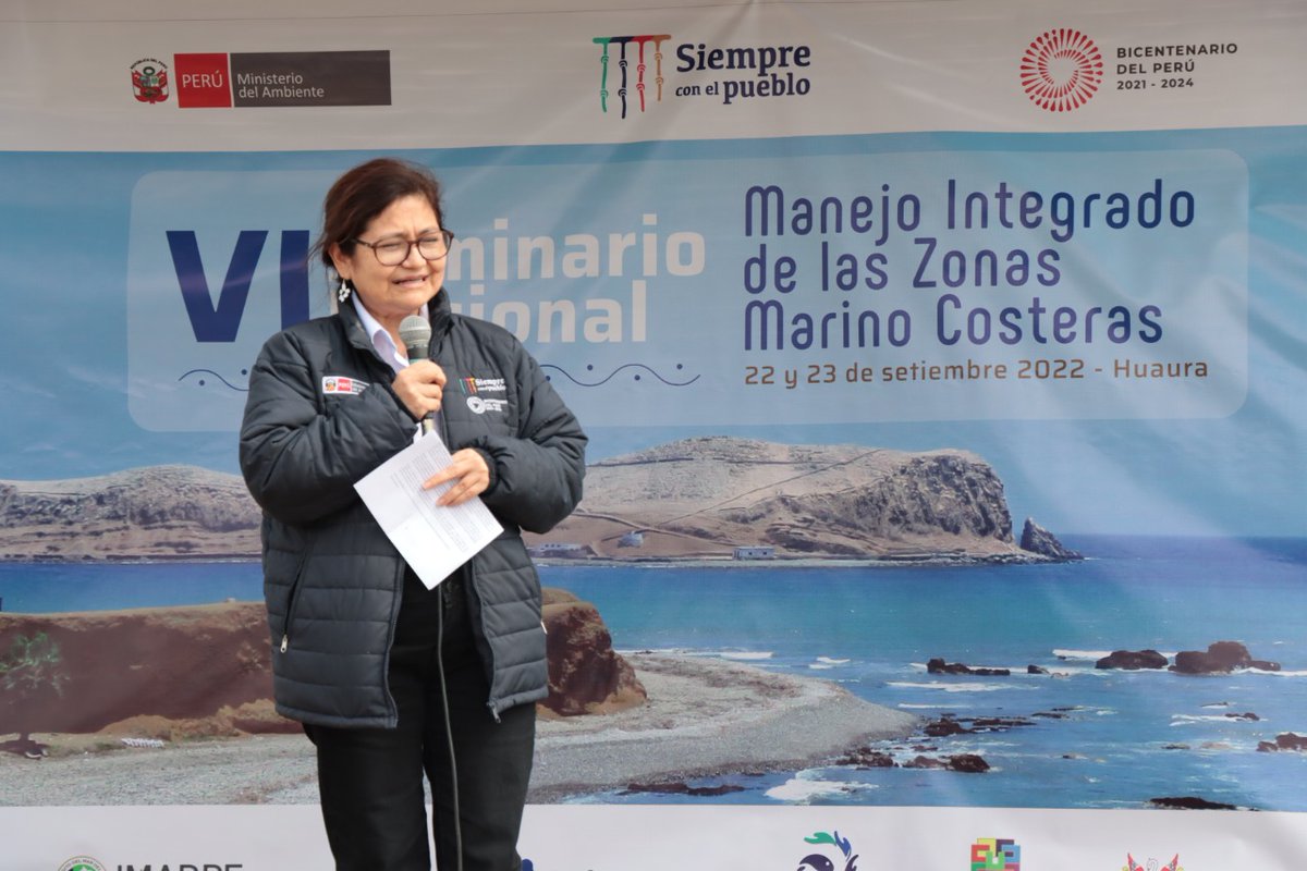 MinamPeru's tweet photo. 📢 La biodiversidad marina es un componente clave para la seguridad alimentaria.
💬 Sostuvo la viceministra Yamina Silva en el VI Seminario Nacional del Manejo Integrado de las Zonas Marino Costeras, que se realizó en Huaura.
📰 Más detalles: https://t.co/n5enHiVp7D. https://t.co/JiM7l2eMw9