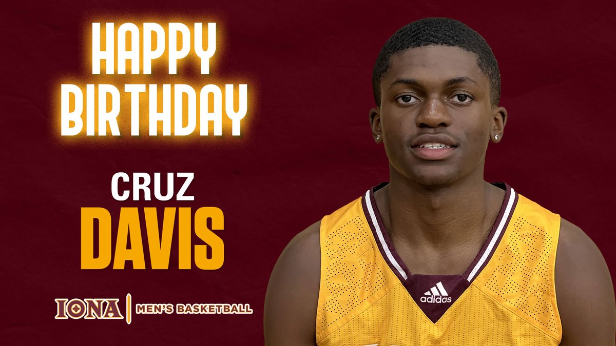 Happy Birthday <a href="/cruzdavis23/">Cruz Davis</a>!

 The freshman from Texas destined for big things for #GaelNation in his rookie campaign!

#MAACHoops