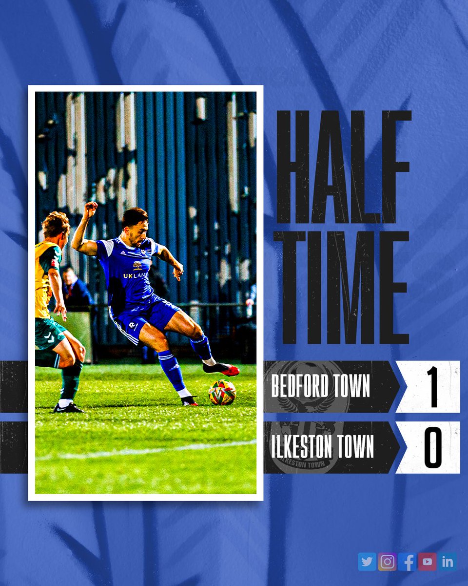 BedfordTown's tweet photo. ⏱️ | 𝙃𝘼𝙇𝙁 𝙏𝙄𝙈𝙀

Bedford lead through Lewthwaite’s first half goal

🦅 1️⃣ - 0️⃣ 🔴

#BTVIT // #COYE https://t.co/6iDOPaIlhn