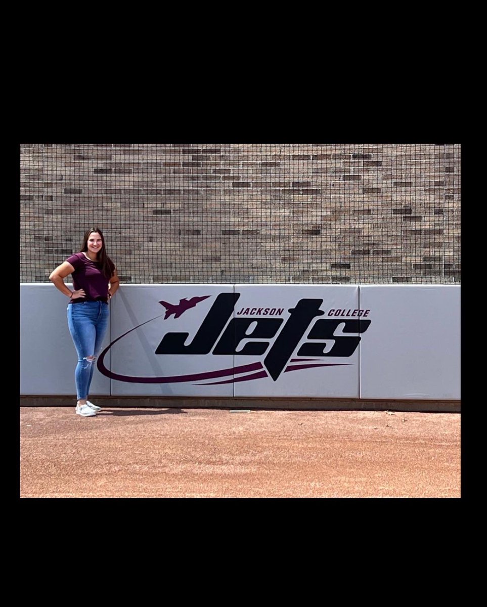I am beyond blessed to an ounce that I have verbally committed to play college softball and peruse my academic career at Jackson College. I am so thankful for this opportunity and I would like to thank my family, friends, coaches, teammates, and teachers for the support. GO JETS